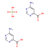 bis(6-aminopyrimidine-4-carboxylic acid); sulfuric acid
