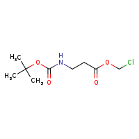 chloromethyl 3-[(tert-butoxycarbonyl)amino]propanoate