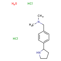 dimethyl({[4-(pyrrolidin-2-yl)phenyl]methyl})amine hydrate dihydrochloride