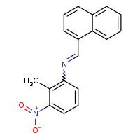 (E)-N-(2-methyl-3-nitrophenyl)-1-naphthalen-1-ylmethanimine