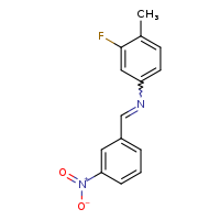 (E)-N-(3-fluoro-4-methylphenyl)-1-(3-nitrophenyl)methanimine