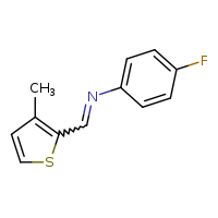 (E)-N-(4-fluorophenyl)-1-(3-methylthiophen-2-yl)methanimine