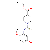 ethyl 1-[(2,5-dimethoxyphenyl)carbamothioyl]piperidine-4-carboxylate