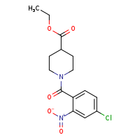 ethyl 1-(4-chloro-2-nitrobenzoyl)piperidine-4-carboxylate