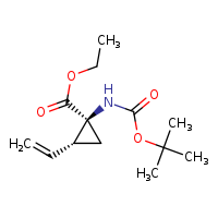 ethyl (1S,2R)-1-[(tert-butoxycarbonyl)amino]-2-ethenylcyclopropane-1-carboxylate