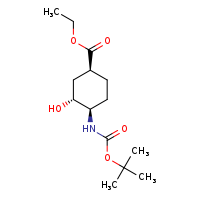 ethyl (1S,3R,4R)-4-[(tert-butoxycarbonyl)amino]-3-hydroxycyclohexane-1-carboxylate