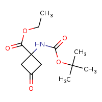 ethyl 1-[(tert-butoxycarbonyl)amino]-3-oxocyclobutane-1-carboxylate