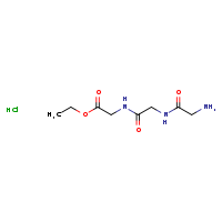ethyl 2-[2-(2-aminoacetamido)acetamido]acetate hydrochloride