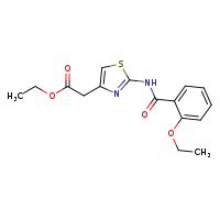 ethyl 2-[2-(2-ethoxybenzamido)-1,3-thiazol-4-yl]acetate
