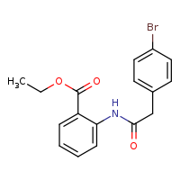 ethyl 2-[2-(4-bromophenyl)acetamido]benzoate