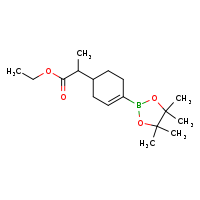 ethyl 2-[4-(4,4,5,5-tetramethyl-1,3,2-dioxaborolan-2-yl)cyclohex-3-en-1-yl]propanoate