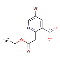 ethyl 2-(5-bromo-3-nitropyridin-2-yl)acetate