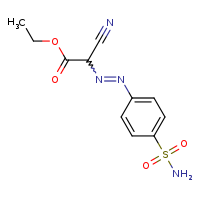 ethyl 2-cyano-2-[2-(4-sulfamoylphenyl)diazen-1-yl]acetate
