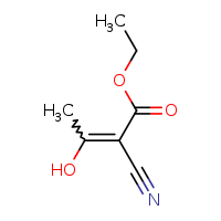 ethyl 2-cyano-3-hydroxybut-2-enoate