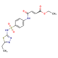 ethyl (2E)-3-({4-[(5-ethyl-1,3,4-thiadiazol-2-yl)sulfamoyl]phenyl}carbamoyl)prop-2-enoate