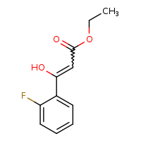 ethyl 3-(2-fluorophenyl)-3-hydroxyprop-2-enoate