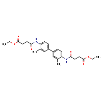 ethyl 3-{[4'-(4-ethoxy-4-oxobutanamido)-3,3'-dimethyl-[1,1'-biphenyl]-4-yl]carbamoyl}propanoate