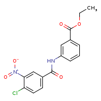 ethyl 3-(4-chloro-3-nitrobenzamido)benzoate