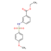 ethyl 3-(4-methoxybenzenesulfonamido)benzoate