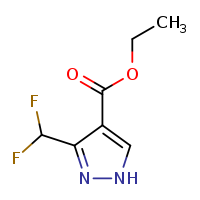 ethyl 3-(difluoromethyl)-1H-pyrazole-4-carboxylate