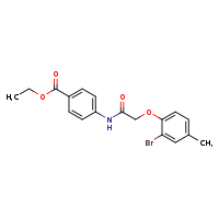 ethyl 4-[2-(2-bromo-4-methylphenoxy)acetamido]benzoate