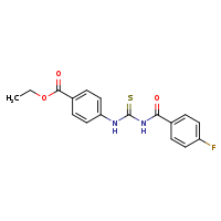 ethyl 4-({[(4-fluorophenyl)formamido]methanethioyl}amino)benzoate