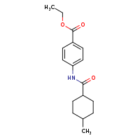 ethyl 4-(4-methylcyclohexaneamido)benzoate