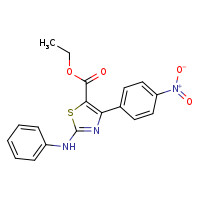 ethyl 4-(4-nitrophenyl)-2-(phenylamino)-1,3-thiazole-5-carboxylate