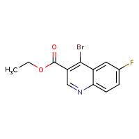 ethyl 4-bromo-6-fluoroquinoline-3-carboxylate