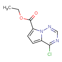 ethyl 4-chloropyrrolo[2,1-f][1,2,4]triazine-7-carboxylate