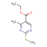 ethyl 4-methyl-2-(methylsulfanyl)pyrimidine-5-carboxylate