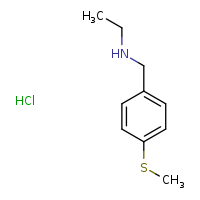 ethyl({[4-(methylsulfanyl)phenyl]methyl})amine hydrochloride