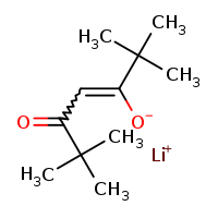 lithium(1+) 2,2,6,6-tetramethyl-5-oxohept-3-en-3-olate