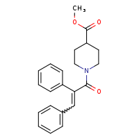 methyl 1-[(2Z)-2,3-diphenylprop-2-enoyl]piperidine-4-carboxylate