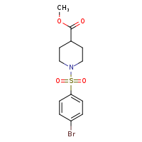 methyl 1-(4-bromobenzenesulfonyl)piperidine-4-carboxylate