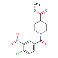 methyl 1-(4-chloro-3-nitrobenzoyl)piperidine-4-carboxylate
