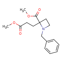 methyl 1-benzyl-2-(3-methoxy-3-oxopropyl)azetidine-2-carboxylate