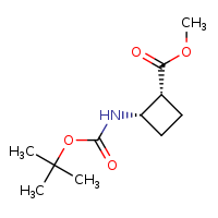 methyl (1R,2S)-2-[(tert-butoxycarbonyl)amino]cyclobutane-1-carboxylate