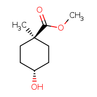 methyl (1r,4r)-4-hydroxy-1-methylcyclohexane-1-carboxylate
