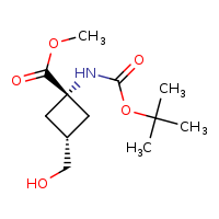 methyl (1s,3s)-1-[(tert-butoxycarbonyl)amino]-3-(hydroxymethyl)cyclobutane-1-carboxylate