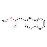 methyl 2-(1,5-naphthyridin-2-yl)acetate