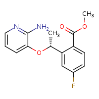 methyl 2-[(1R)-1-[(2-aminopyridin-3-yl)oxy]ethyl]-4-fluorobenzoate
