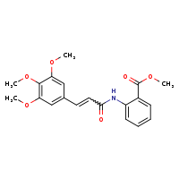 methyl 2-[(2E)-3-(3,4,5-trimethoxyphenyl)prop-2-enamido]benzoate