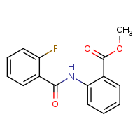 methyl 2-(2-fluorobenzamido)benzoate