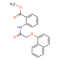 methyl 2-[2-(naphthalen-1-yloxy)acetamido]benzoate