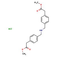 methyl 2-{4-[({[4-(2-methoxy-2-oxoethyl)phenyl]methyl}amino)methyl]phenyl}acetate hydrochloride