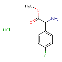 methyl 2-amino-2-(4-chlorophenyl)acetate hydrochloride
