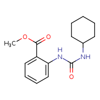 methyl 2-[(cyclohexylcarbamoyl)amino]benzoate