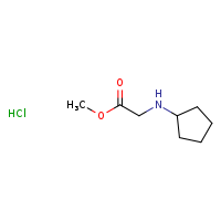 methyl 2-(cyclopentylamino)acetate hydrochloride
