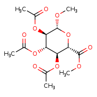 methyl (2S,3S,4S,5R,6R)-3,4,5-tris(acetyloxy)-6-methoxyoxane-2-carboxylate